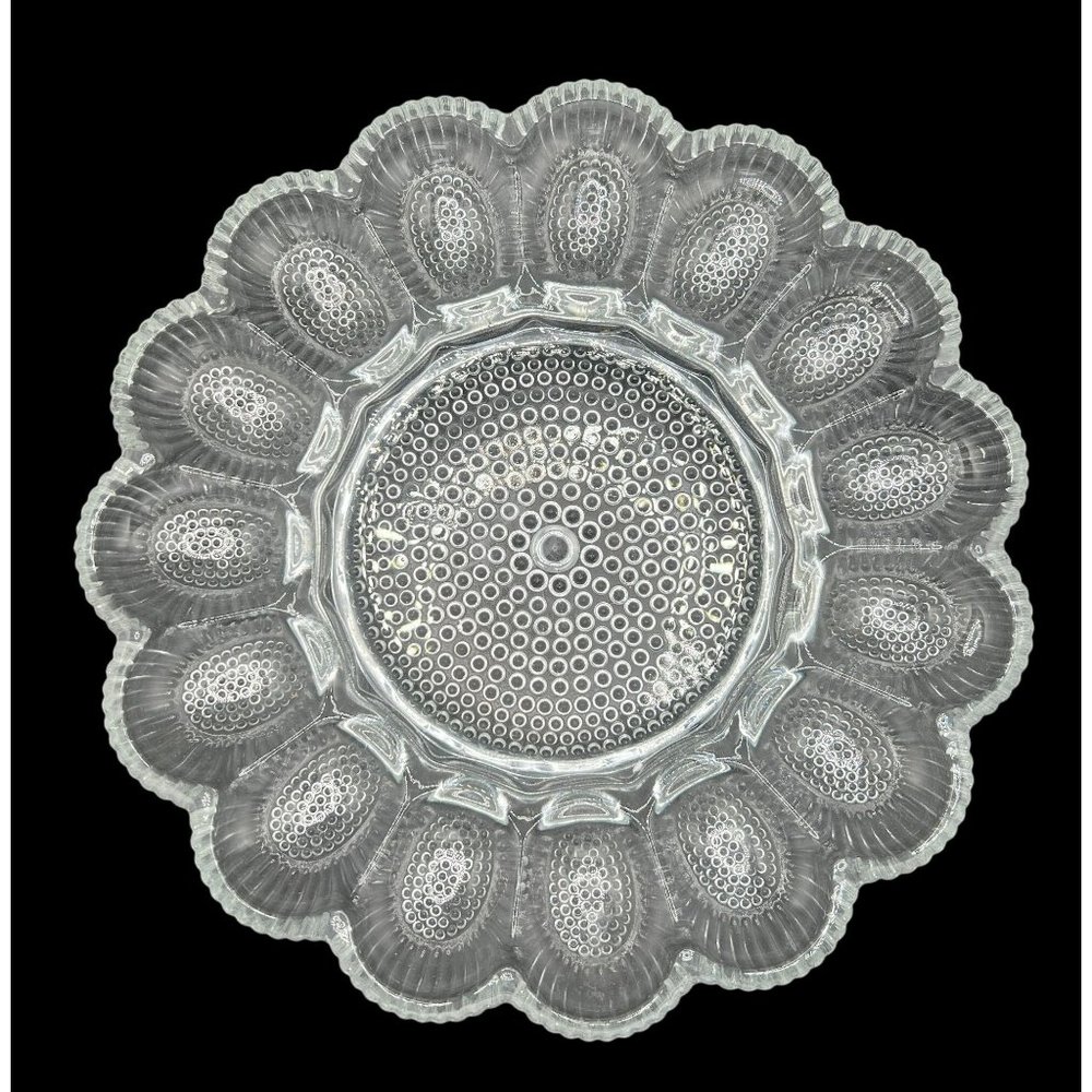 Vintage Crystal Serving Platter